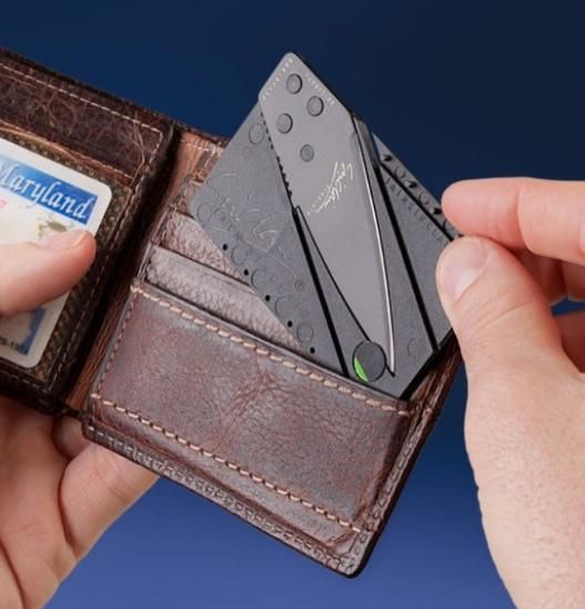 Credit Card Multifunctional Pocket Knife Wallet